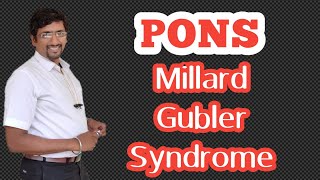 PONS  part 5 applied anatomy Millard Gubler syndrome [upl. by Aramot479]