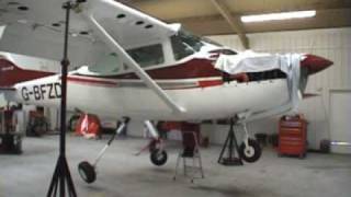 Cessna 182RG Skylane undercarriage retraction sequence [upl. by Rumpf]