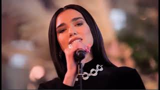 Dua Lipa performing LevitatingPretty Please at the Elton John’s AIDS Foundation Oscars preparty [upl. by Luhem]