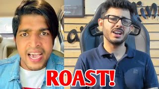 Thara Bhai Joginder ROAST CarryMinati  Thara Bhai Joginder REPLY CarryMinati  CarryIsLive shorts [upl. by Welby]