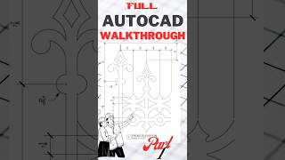 AutoCAD Walkthrough Paper Space Title Block Drawing Part 1 [upl. by Ahders707]