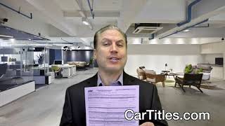 California Duplicate Replacement Vehicle Title Application [upl. by Nelyaw142]