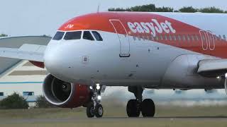 EASYJET A320 landing at SOUTHEND AIRPORT [upl. by Nitnerb252]