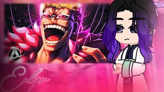 🦩🔥Personagens de Animes react to Doflamingo Rei do Mundo •Anirap•🦩🔥 [upl. by Nevet575]