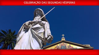 Celebração das Segundas Vésperas 25 de janeiro de 2024 Papa Francisco [upl. by Agnizn]