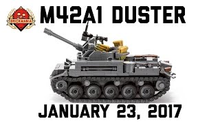 M42A1 Duster  Custom Military Lego [upl. by Remo]