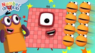 Apprendre à compter jusquà 100 en Anglais  Compter sur Numberblobs  Numberblocks en français [upl. by Marv645]