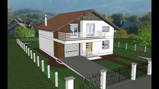 MODEL E2 by ALIQUANTUM DOO kuce projekt projekt house plans house designs [upl. by Hakeem]