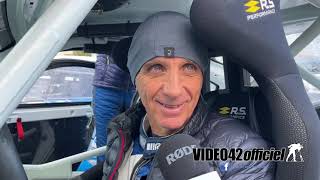 François Delecour interview rallye des Noix de Firminy 2022 par video42officiel [upl. by Agata97]