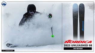 2023 Nordica Unleashed 98 Ski Review with SkiEssentialscom [upl. by Ravaj]