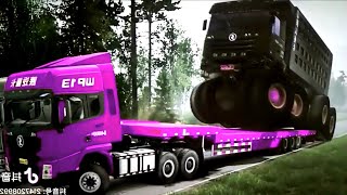 MOBIL TRUK DANCE TIKTOK  TRUK JOGET JOGET LUCU  XE TẢI NHẢY TIK TOK [upl. by Alameda944]