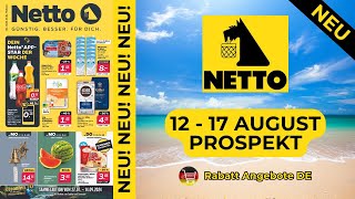 NETTO Prospekt Werbung  Rabatt Angebote DE  Prospekt Gültig von 12082024 [upl. by Rinaldo]