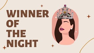 WINNER OF THE NIGHT  BEAUTY PAGEANT MUSIC BACKGROUND [upl. by Nnahgaem470]