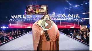 Khan baba WWE First Match [upl. by Euqinitram]