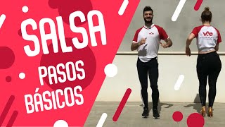 1 Clases de Salsa  Pasos básicos  Aprende a bailar salsa ¡VEN Y BAILA [upl. by Molton924]