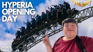 Hyperia Opening Day At Thorpe Park Vlog 2024 [upl. by Driscoll]