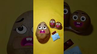 Potatoes has 2 babies 🤰shorts fruitsurgery Fruitfix54 [upl. by Aekin573]