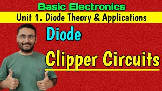 Clipper Circuits  Diode  Diode theory amp applications Basics Electronics [upl. by Dahs138]