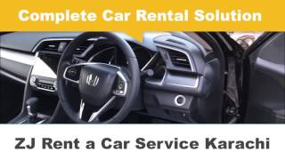 Rent a Car near Me  ZJ Rent a Car Karachi [upl. by Rollin]