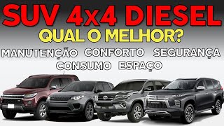 QUAL O MELHOR SUV DIESEL 4X4  Comparativo SUV 7 Lugares TRAILBLAZER SW4 PAJERO DISCOVERY SPORT [upl. by Kind]