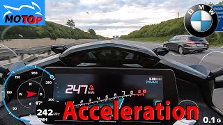 BMW K1600GT 2023  ACCELERATION  Gopro GPS and DRAGY measured [upl. by Lebasile693]