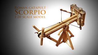 Scorpio Maqueta de catapulta romana [upl. by Eldrida]