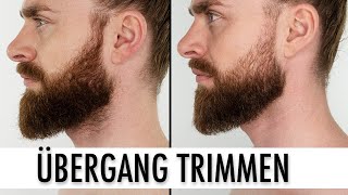 ÜBERGANG TRIMMEN Tutorial ● Übergang einfach selbst rasieren [upl. by Toile]