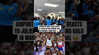 Julien Alfred won the first ever Olympic medal for Saint Lucia ❤️🥇 [upl. by Juliana]