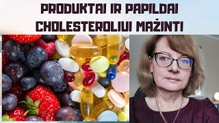 Kokie produktai ir papildai mažina cholesterolį [upl. by Madden]