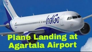 Plane landing and takeoff at Agartala Airport Tripura  by Ntag Production [upl. by Halludba]