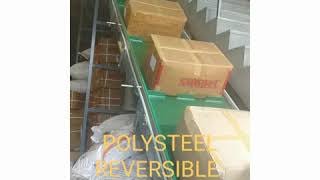 POLYSTEEL reversible inclined conveyor [upl. by Imehon]