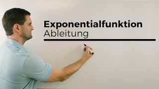 Exponentialfunktion Ableitung Ableiten eFunktion Klassiker  Mathe by Daniel Jung [upl. by Gillan]