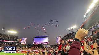 Super Bowl LV flyover [upl. by Lisabeth]