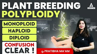 Polyploidy  Plant Breeding  Short Concepts of Plant Breeding  By Pratibha Mam [upl. by Aenaj]