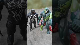 Venom fight red hulk vs Venomized hulk  Marvel Toys [upl. by Calhoun216]