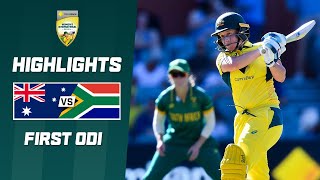 Australia v South Africa 202324  First ODI [upl. by Refinnaj726]