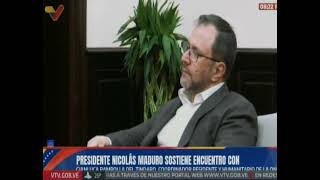 Nicolás Maduro en reunión con el Coordinador Residente de la ONU Gianluca Rampolla del Tindaro [upl. by Grimbal385]