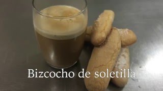 Receta fácil del bizcocho de soletilla [upl. by Nosyd470]