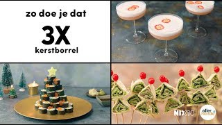 3 x kerstborrel kersthapjes en cocktail recept  Allerhande [upl. by Sinegra860]