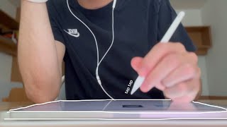 asmr ipad sounds study with me 🎧 [upl. by Camilla329]