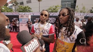 Migos At The 2015 BET Awards Red Carpet [upl. by Levine]