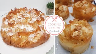 COMMENT FAIRE UNE CROUSTADE AUX POMMES AVEC DE LA PÂTE FILO💕 [upl. by Mij]