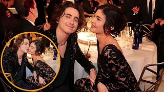 Timothee Chalamet and Kylie Jenner STEAL THE SHOW at Golden Globes 2024 [upl. by Quintus123]