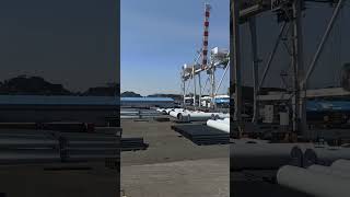 Wind turbine accessoriesOnsan seaportUlsanSouth Koreaonsan ulsan southkorea seaport ship [upl. by Dorcy]