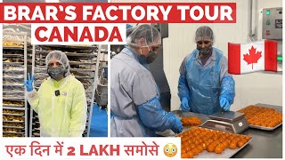 Inside Brars factory in Canada  How they make Indian sweets in Canada [upl. by Dloreg]