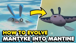 How To Evolve Mantyke Into Mantine In Pokemon Legends Arceus [upl. by Akayas]