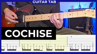 AUDIOSLAVE  Cochise  Guitar Cover w Guitar Tabs [upl. by Eirrek914]