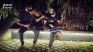 Urumi sad bgm Deepak dev 😍 violin melodica cover [upl. by Anauqahc]