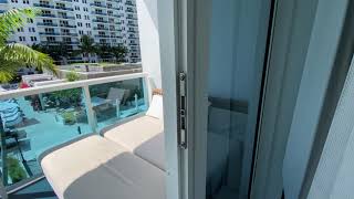 South Beach  1 Hotel South Beach  Ocean view Junior Suite with balcony  room tour [upl. by Dickman]