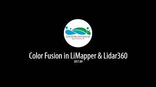 LiMapper and LiDAR360  Fuse RGB imagery with LiDAR point cloud LiMapper and LiDAR360 [upl. by Anhsirk570]